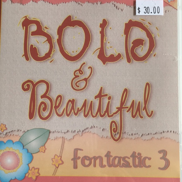 DJ Inkers Bold & Beautiful Fontastic 3 - font CD - Picture 1 of 3